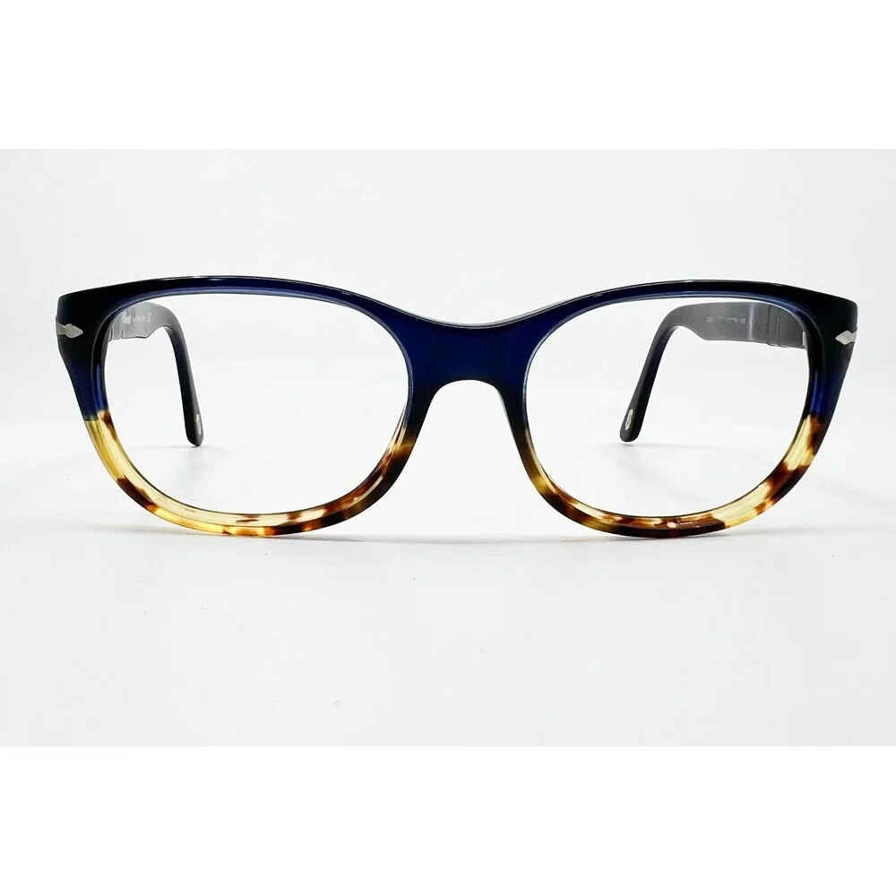 Persol Eyeglasses Womens Blue Tortoise Frame 3020 54-18-140